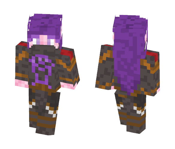 Nightfallen Elf (World of Warcraft) - Female Minecraft Skins - image 1