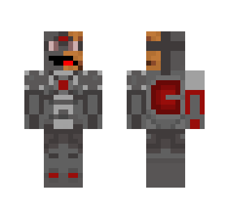 Cookie_CraftHD (Cyborg red) 2016 - Male Minecraft Skins - image 2