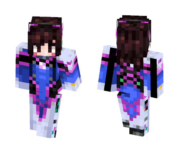 D.va Overwatch - Female Minecraft Skins - image 1