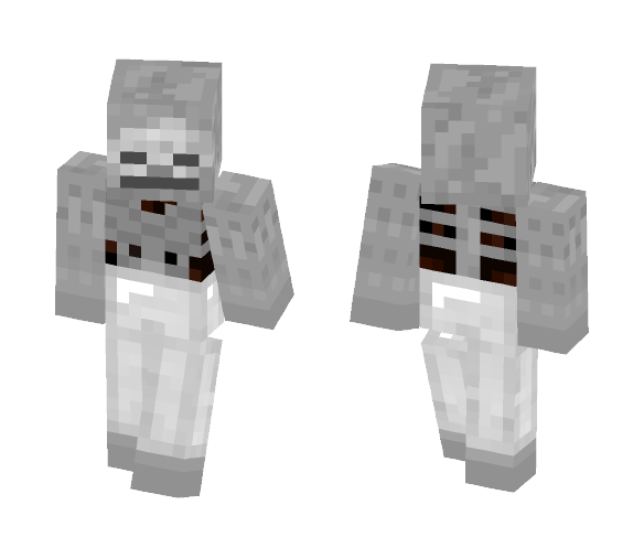 Danny The Skeleton with Pants :D - Male Minecraft Skins - image 1