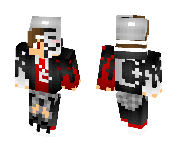 My Best (Vendetta Mask Edition) PvP - Male Minecraft Skins - image 1