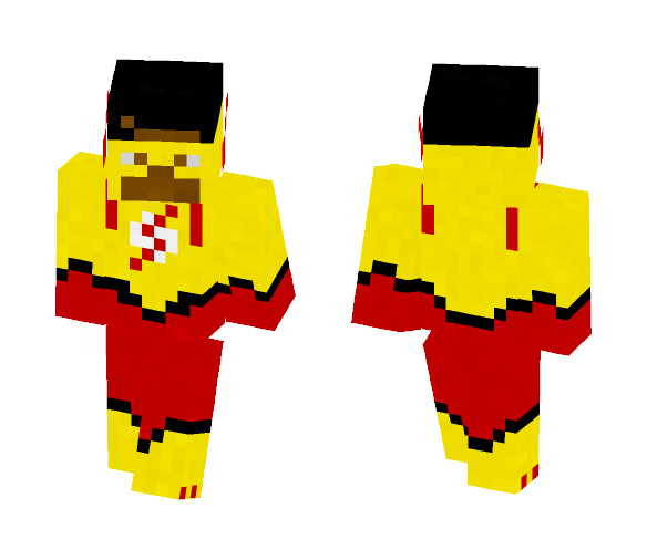 Download Free Kid flash | rebirth | wally west Skin for Minecraft image 1 Kid flash | rebirth | wally west - Male Minecraft Skins - image 1