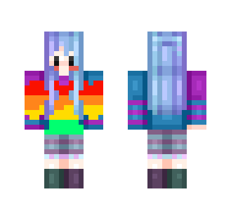 Kawaii rainbow girl
