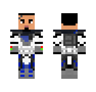 Clone Trooper Fives without helmet - Male Minecraft Skins - image 2