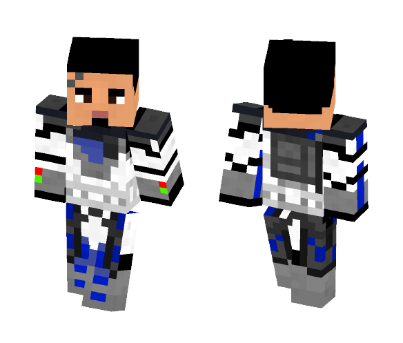 Clone Trooper Fives without helmet - Male Minecraft Skins - image 1