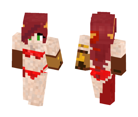 Pyrrha Bikini - Female Minecraft Skins - image 1