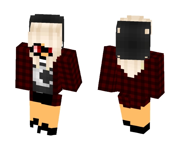 Emo Girl - Girl Minecraft Skins - image 1