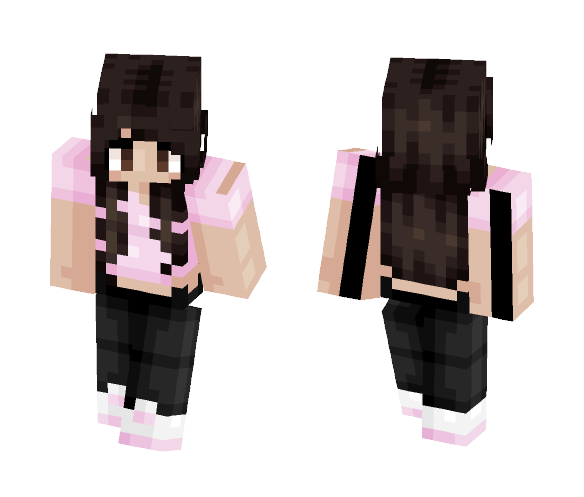 Download Free Cute Belly Top Teen Skin for Minecraft image 1 Cute Belly Top Teen - Female Minecraft Skins - image 1