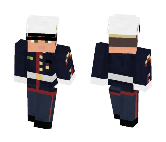 USMC Dress Blues - Male Minecraft Skins - image 1