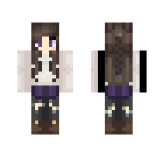 Cute Brown Haired Teen Girl - Color Haired Girls Minecraft Skins - image 2