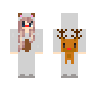Cute Christmas Reindeer (3/3) - Christmas Minecraft Skins - image 2