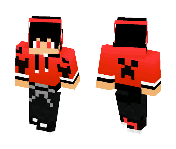 xXBlu_ThiefXx's Skin (Red) - Male Minecraft Skins - image 1