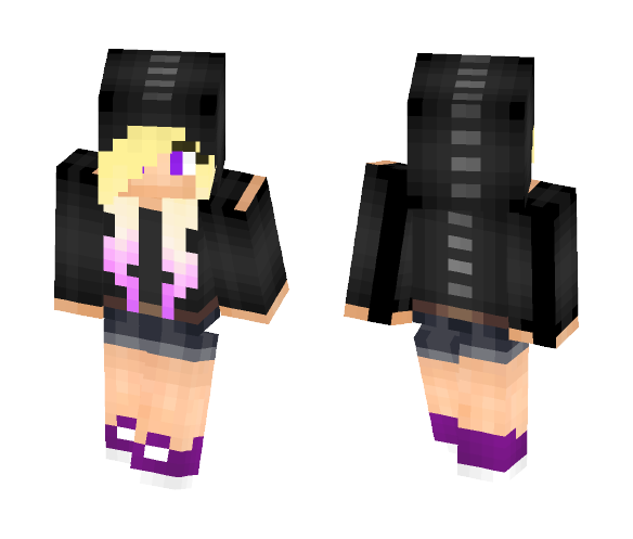 Ender Dragon Girl - Girl Minecraft Skins - image 1