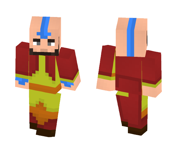 Adult Avatar Aang - Male Minecraft Skins - image 1