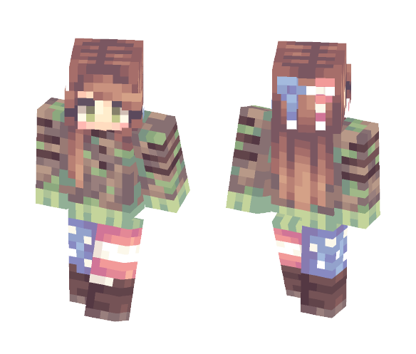 Flags [21 Skins in desc!] kablamo - Female Minecraft Skins - image 1