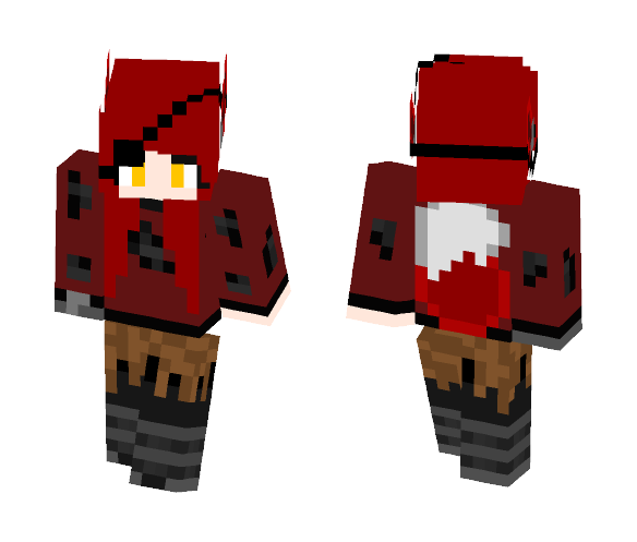 Foxy FNAF - Female Minecraft Skins - image 1