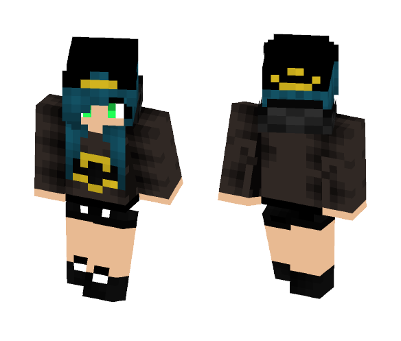 Bat Girl - Girl Minecraft Skins - image 1