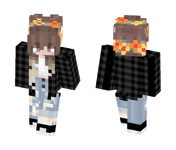 Autumn Breezes - Female Minecraft Skins - image 1