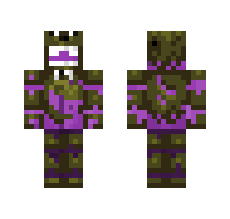 Purple Guy In Spring Bonnie Suit