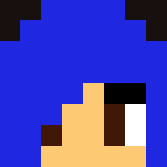Cute blue haired girl - Color Haired Girls Minecraft Skins - image 3