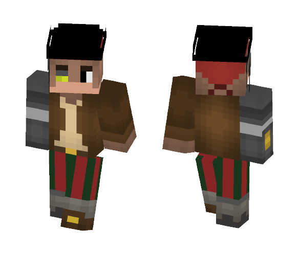 Download Free Long John Silver Skin for Minecraft image 1 Long John Silver - Male Minecraft Skins - image 1