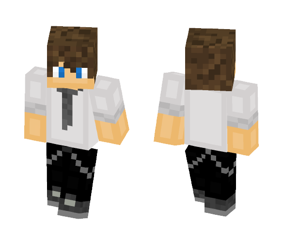 Party Guy (Teenage Boy with Tie) - Boy Minecraft Skins - image 1