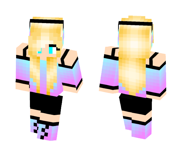 Download Free Video Games girl Skin for Minecraft image 1 Video Games girl - Girl Minecraft Skins - image 1