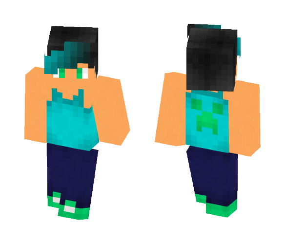 Blue Guy - Male Minecraft Skins - image 1