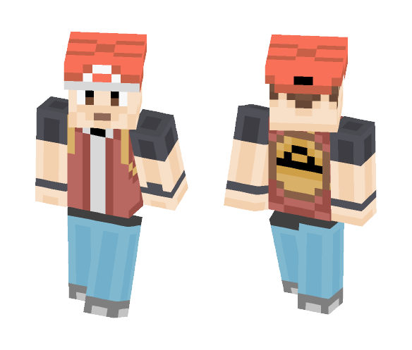 Pokemon Skin Pack - 1. Red - Male Minecraft Skins - image 1