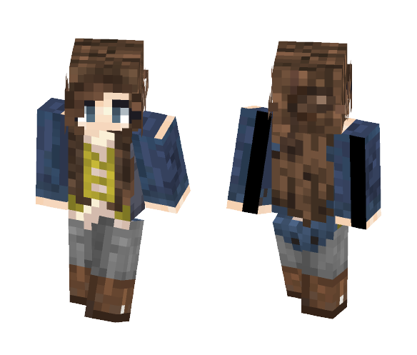 Newt Scamander Genderbent? - Female Minecraft Skins - image 1