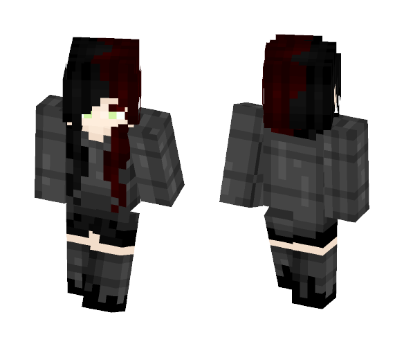 Grey Sweater - Female Minecraft Skins - image 1