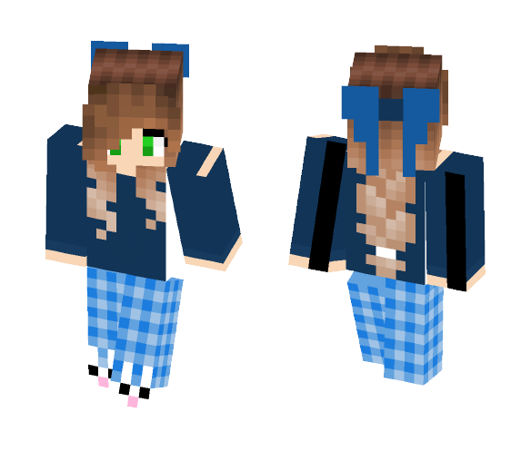 Winter Pajamas - Female Minecraft Skins - image 1