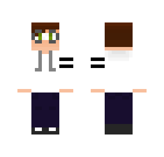 ~Nerd with Broken Glasses~ - Male Minecraft Skins - image 2