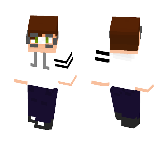 ~Nerd with Broken Glasses~ - Male Minecraft Skins - image 1