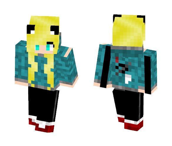 Panda Tøp Fangirl - Female Minecraft Skins - image 1