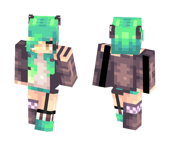 Cataclysm | Walking Nature - Female Minecraft Skins - image 1