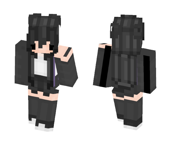 Download Free Emo chibi Skin for Minecraft image 1 Emo chibi - Female Minecraft Skins - image 1