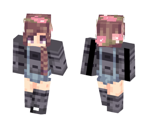 Download Free sweater thingy | 100 SUBSSSSS c: Skin for Minecraft image 1 sweater thingy | 100 SUBSSSSS c: - Female Minecraft Skins - image 1