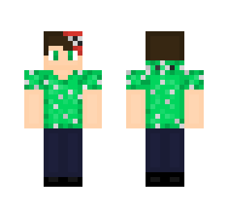 [REMASTERED] Teen - Creeper Edition - Male Minecraft Skins - image 2
