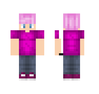 Cute Pink Shirt Boy