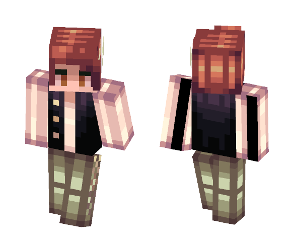 Walking On Magma - Male Minecraft Skins - image 1