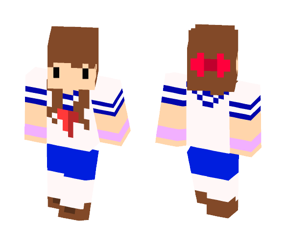Yandere CreeperBuena - Female Minecraft Skins - image 1
