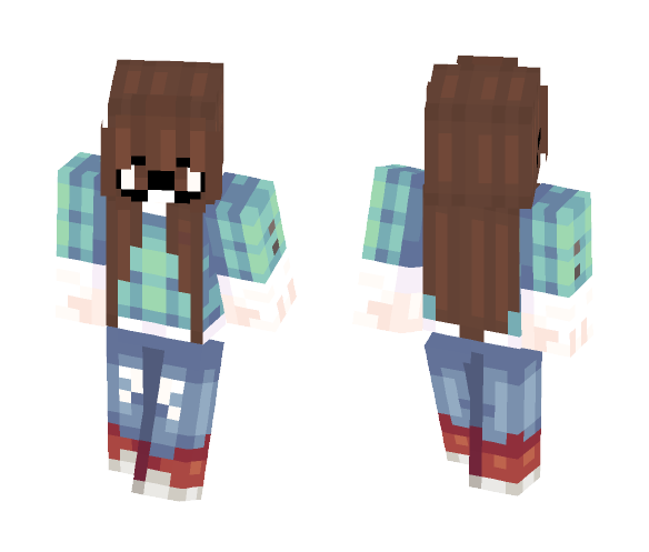 Download Free fall Skin for Minecraft image 1 fall - Female Minecraft Skins - image 1