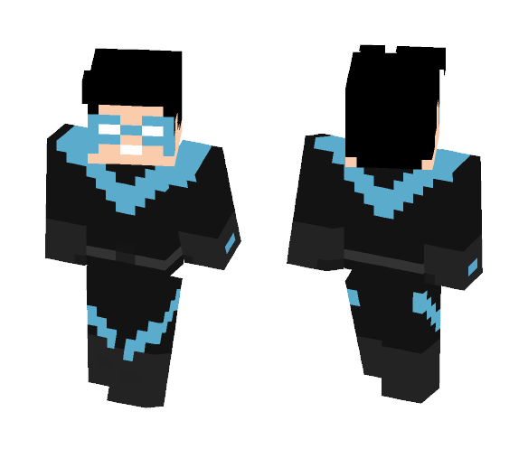 Nightwing (Dick) (Rebirth) (Dc) - Comics Minecraft Skins - image 1