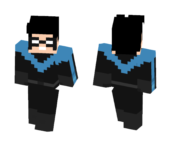 Nightwing (Dick) (Dc) - Comics Minecraft Skins - image 1