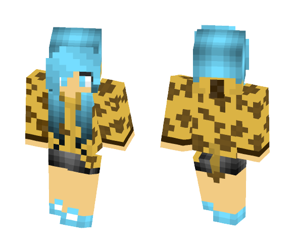 Giraffe Girl - Girl Minecraft Skins - image 1