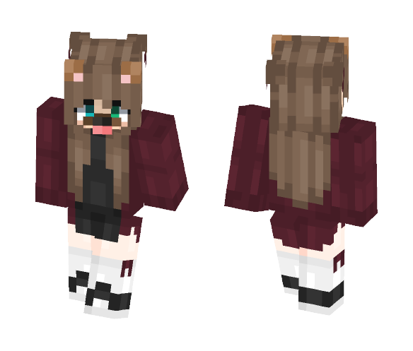 snapchat dog | kaia - Dog Minecraft Skins - image 1