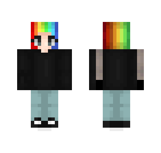 Rainbow on my mind oh - Female Minecraft Skins - image 2