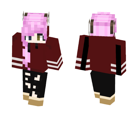 Wolf girl - Girl Minecraft Skins - image 1