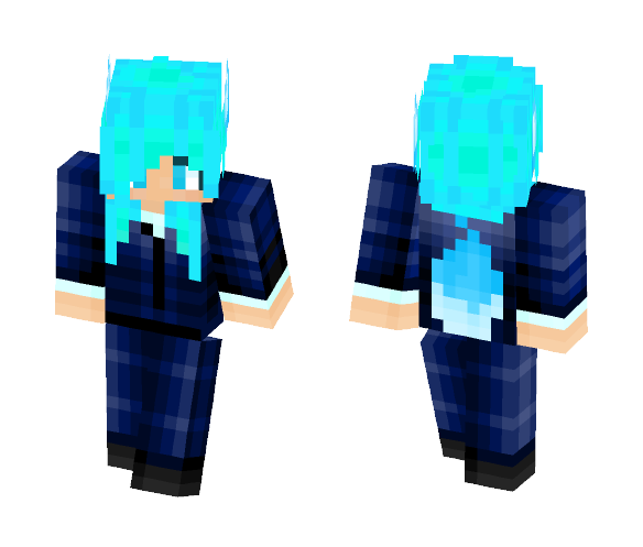 Navy Suit - Female Minecraft Skins - image 1